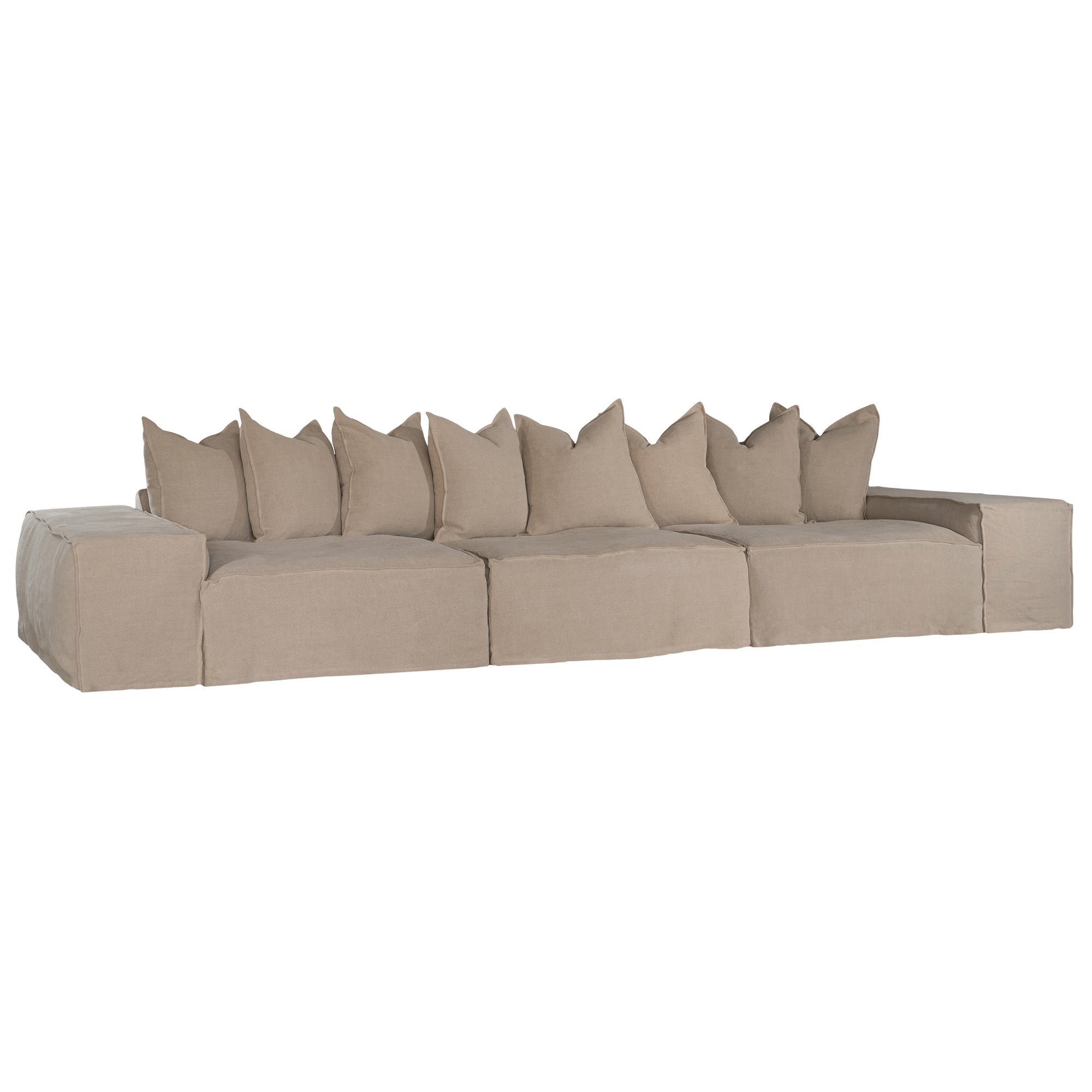 Hendrix Low Rider Sofa | Chaise Long Arm Uniqwa Collections