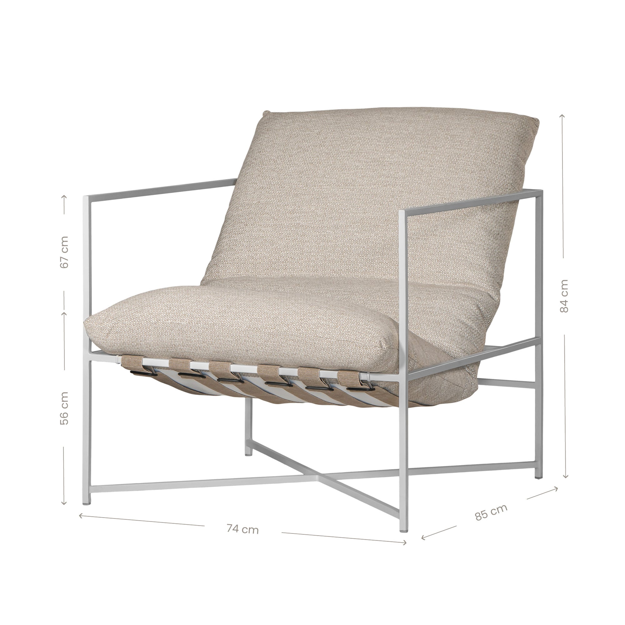 Hermanus Occasional Chair | White Uniqwa Collections