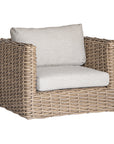 Himba Outdoor Sofa Covers | Luxury Natural | One Seater Uniqwa Collections