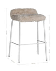 Hotham Barchair | Fur Luxe Uniqwa Collections