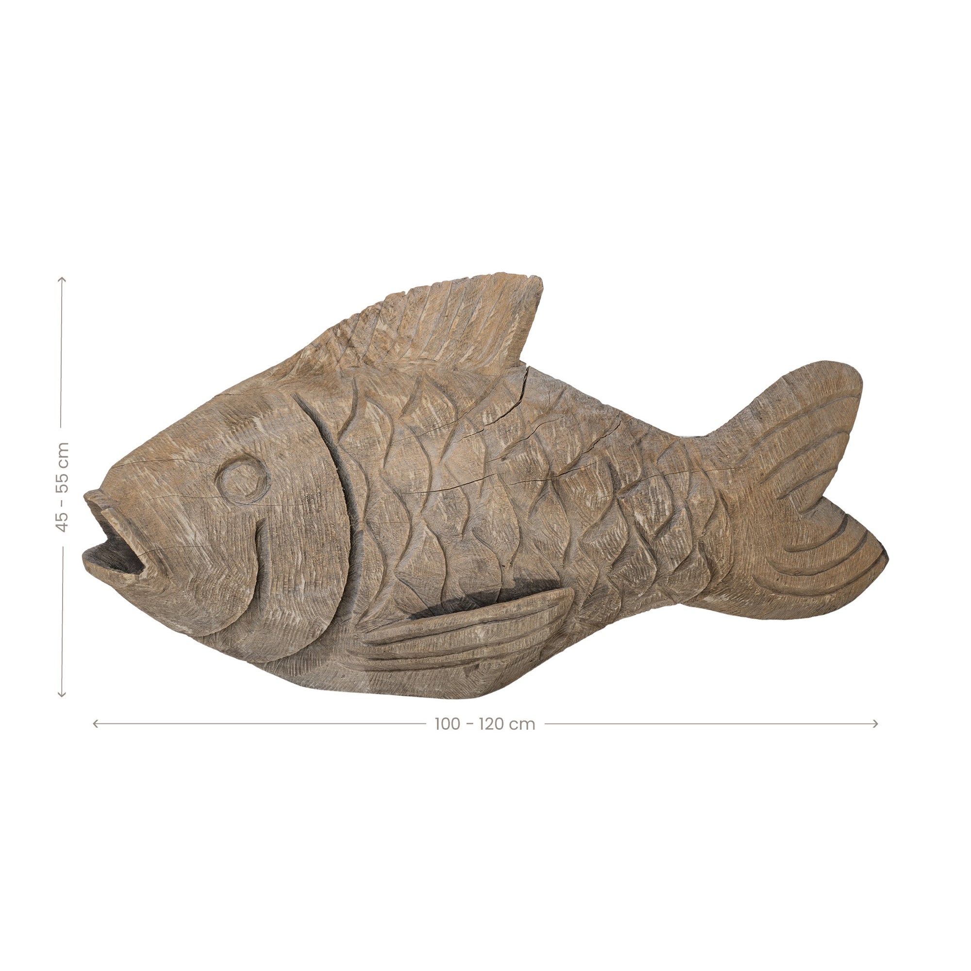 Jacaranda Fish Statue Large Uniqwa Collections