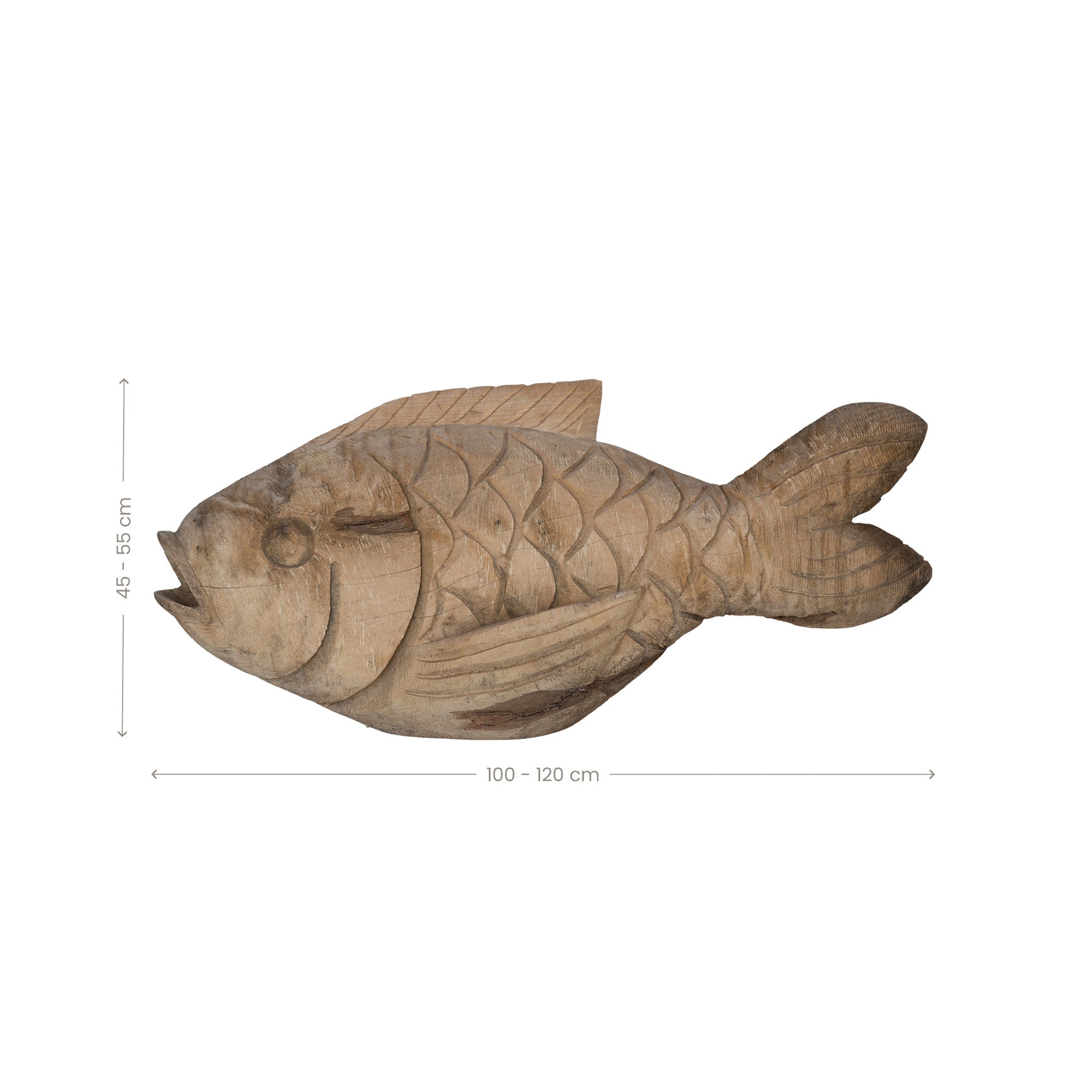 Jacaranda Fish Statue Small Uniqwa Collections