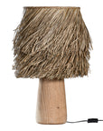 Kikili Table Lamp | Pandan Grass Shade Uniqwa Collections