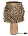 Kikili Table Lamp | Pandan Grass Shade Uniqwa Collections