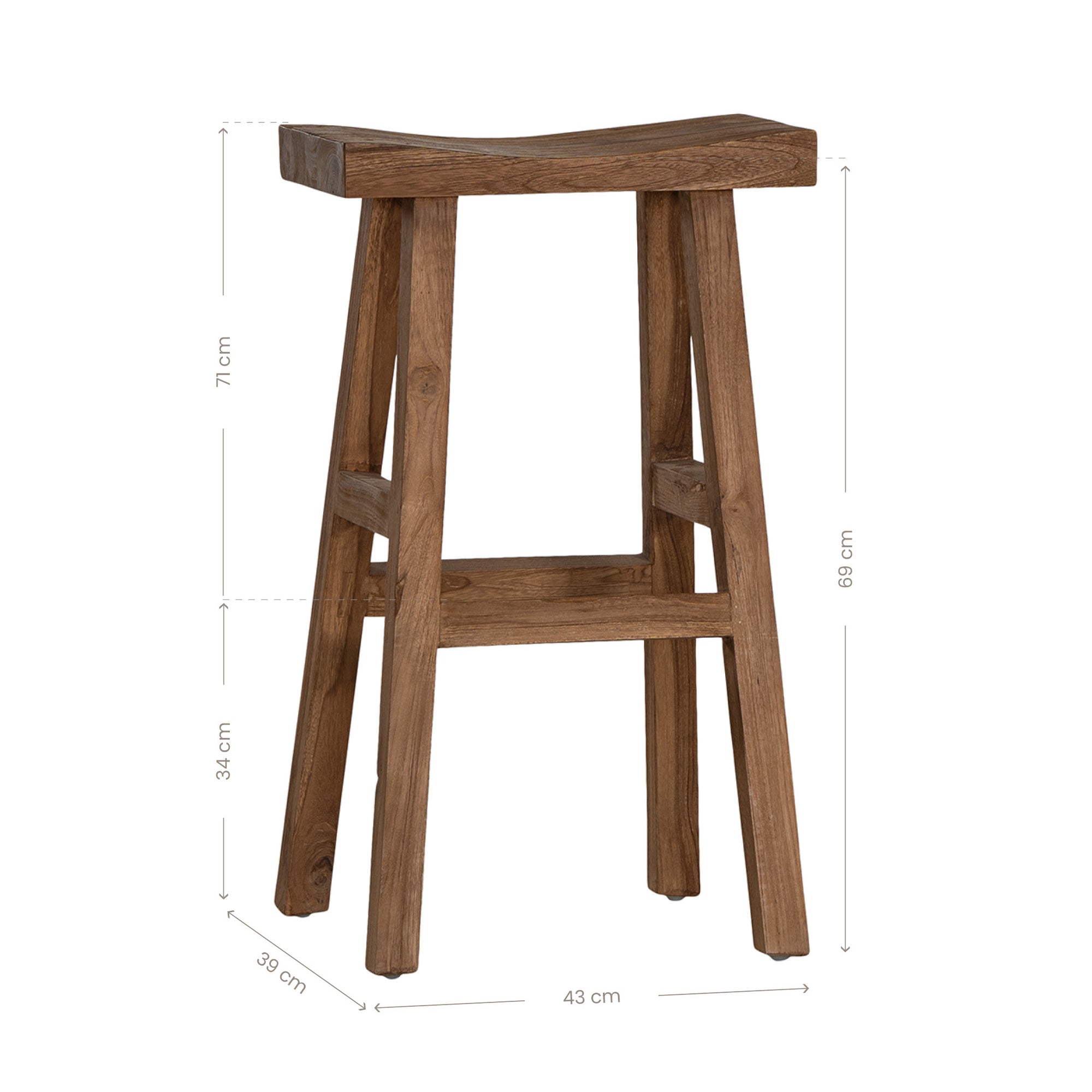 Kusina Barstool | Golden Uniqwa Collections