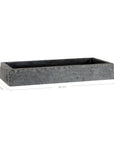Lava Stone Basin | Rectangular Uniqwa Collections
