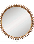Lindi Round Mirror | Natural Large Uniqwa Collections