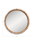 Lindi Round Mirror | Natural Small Uniqwa Collections