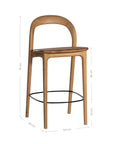 Loki Oak Barchair Uniqwa Collections