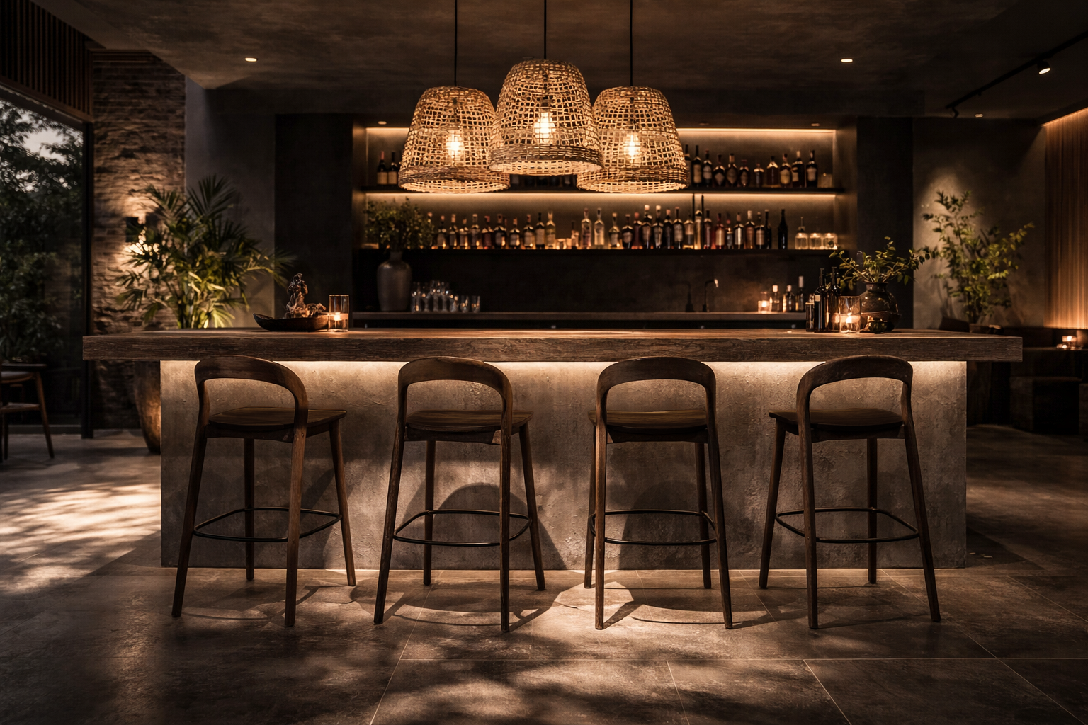 Loki Oak Barchair Uniqwa Collections