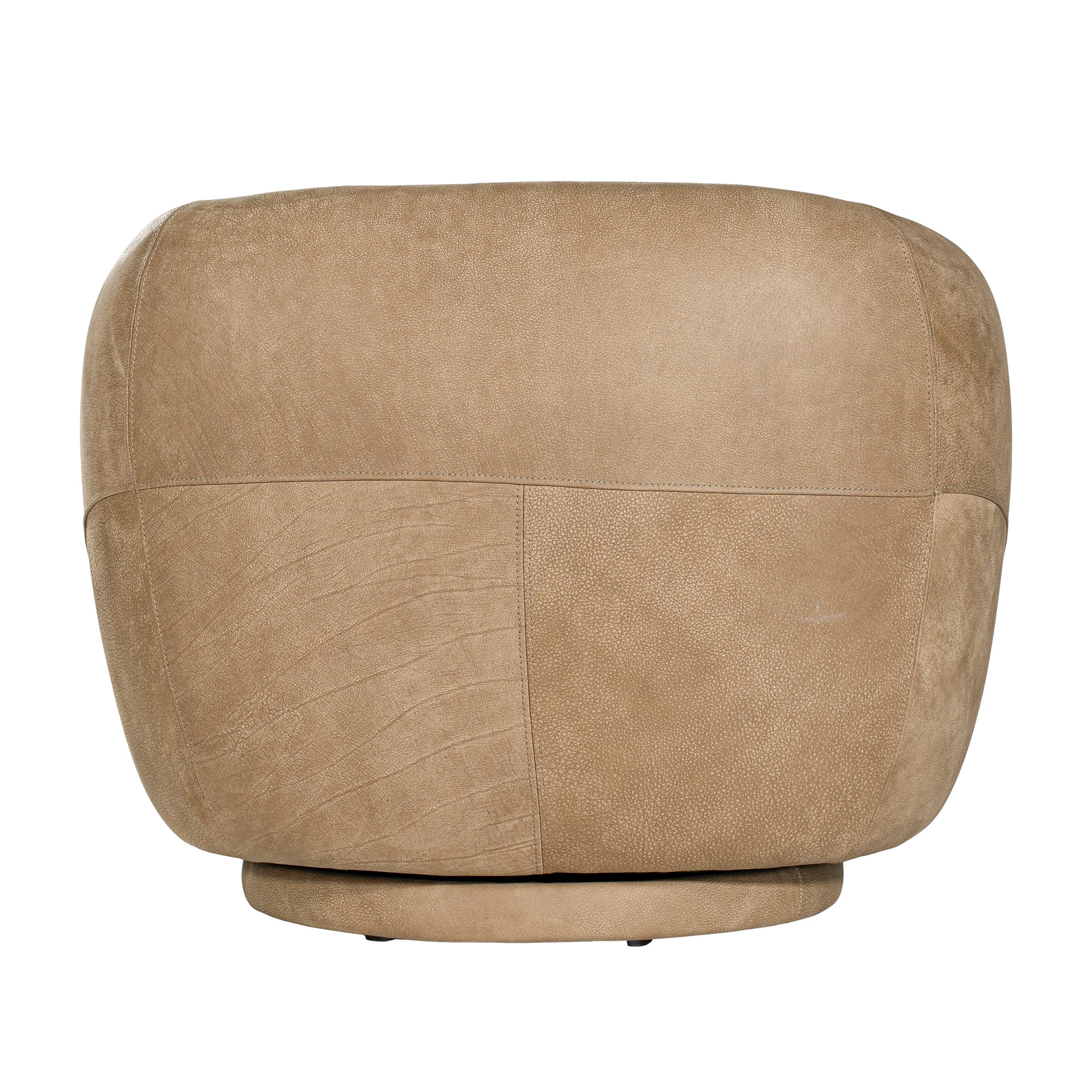Lucca Swivel Chair | Buffalo Leather | Savannah Nut Uniqwa Collections