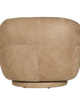 Lucca Swivel Chair | Buffalo Leather | Savannah Nut Uniqwa Collections