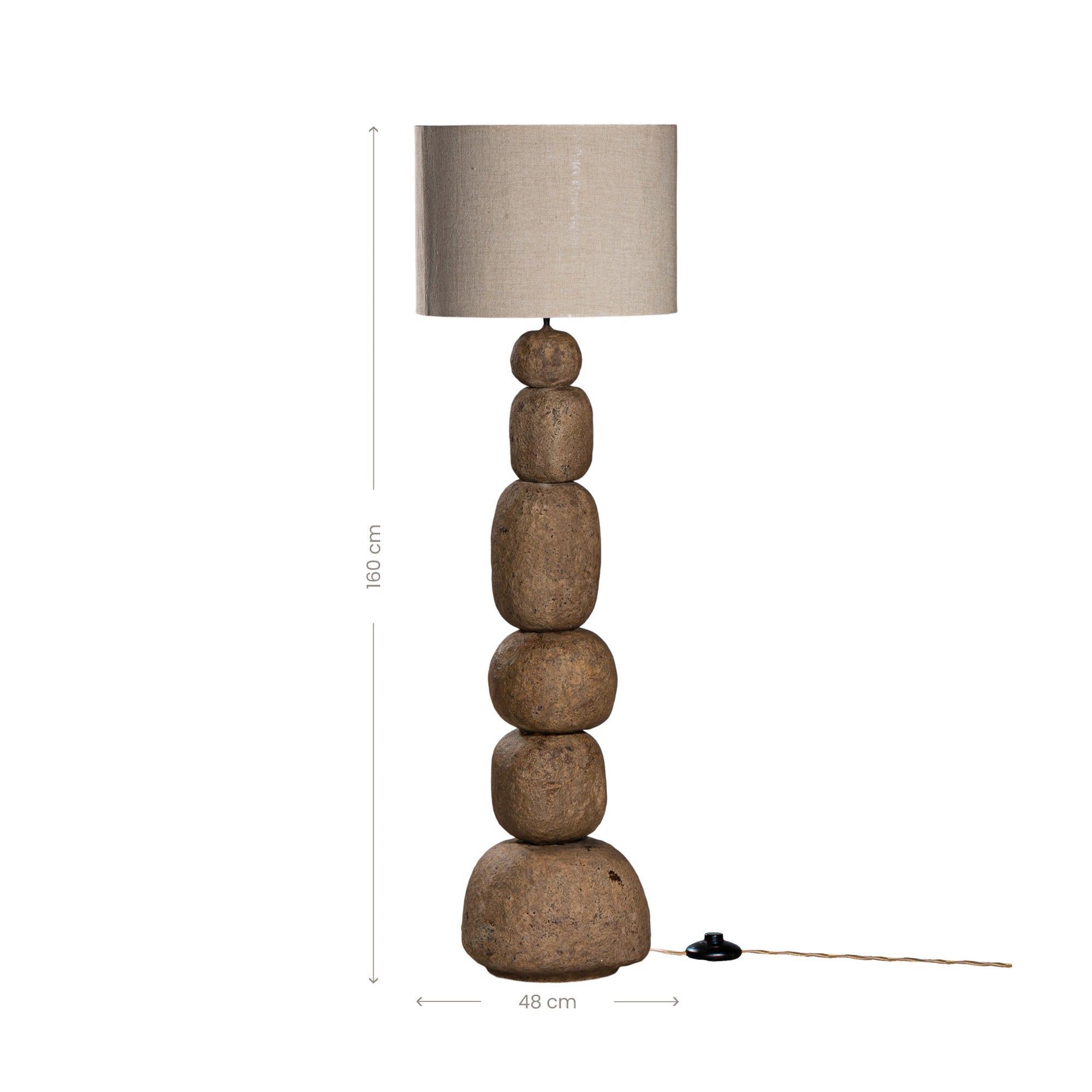 Lulah Floor Lamp | Dark Roast Uniqwa Collections