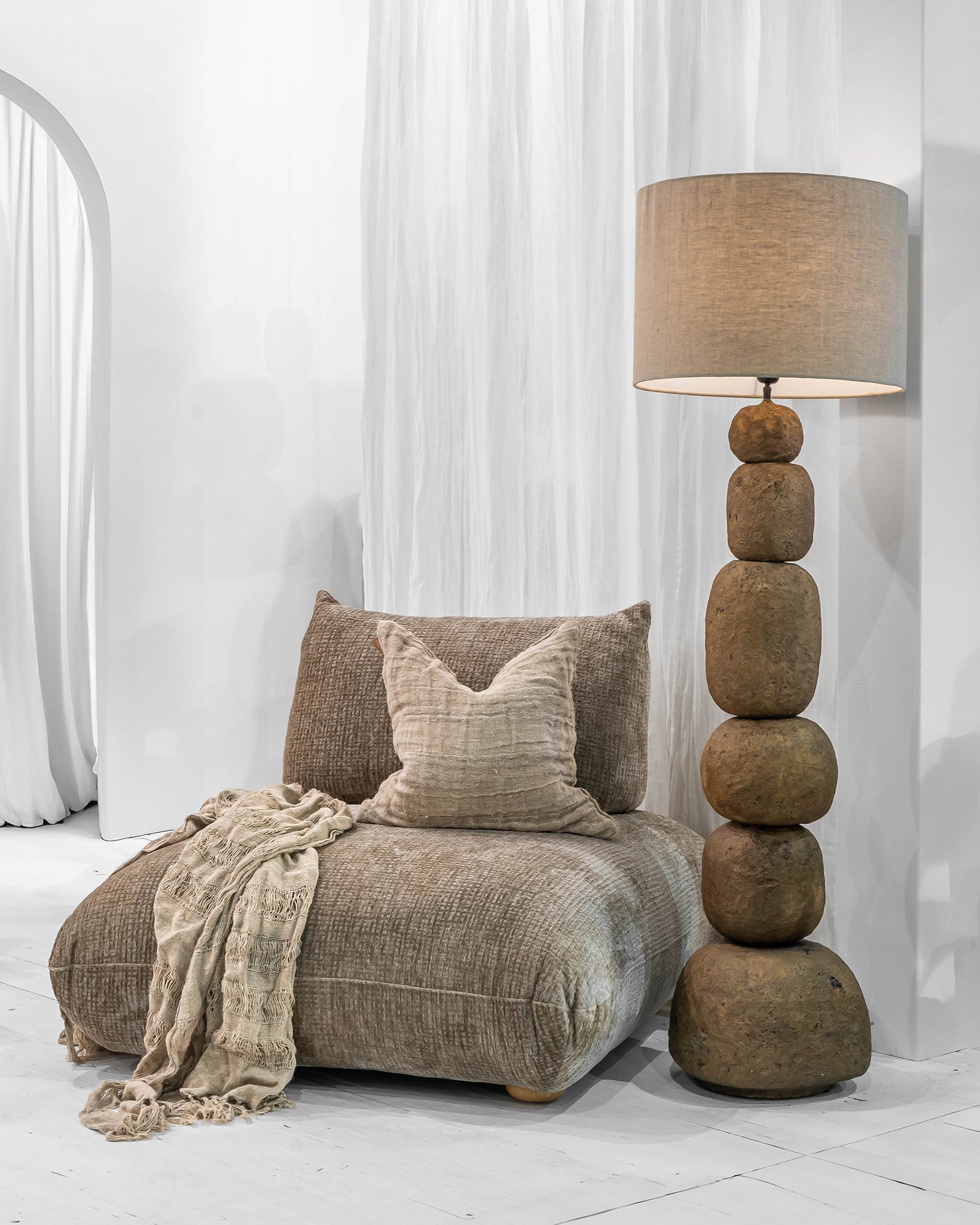 Lulah Floor Lamp | Dark Roast Uniqwa Collections