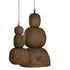 Lulah Pendant | Sculptural Composite | Dark Roast Uniqwa Collections