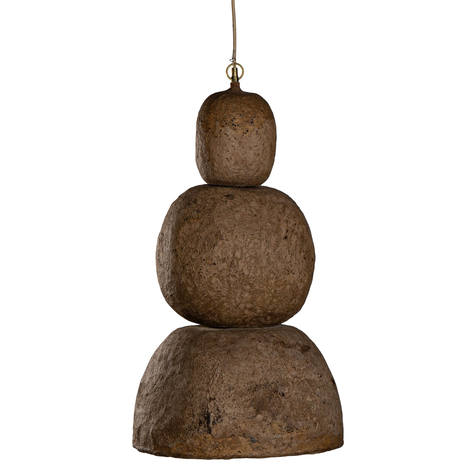 Lulah Pendant | Sculptural Composite | Dark Roast Uniqwa Collections