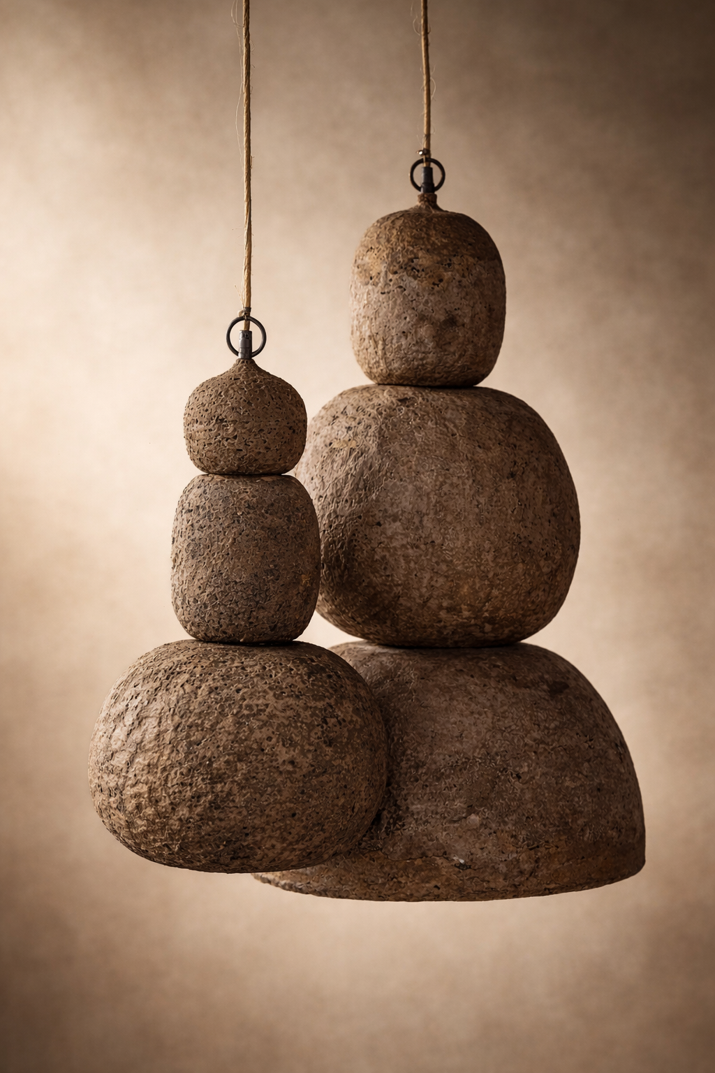 Lulah Pendant | Sculptural Composite | Dark Roast Uniqwa Collections