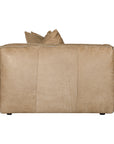 Malta Four Seater Leather Sofa | Cashew Uniqwa Collections