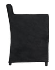 Mahola Leather Dining Chair | Black Uniqwa Collections