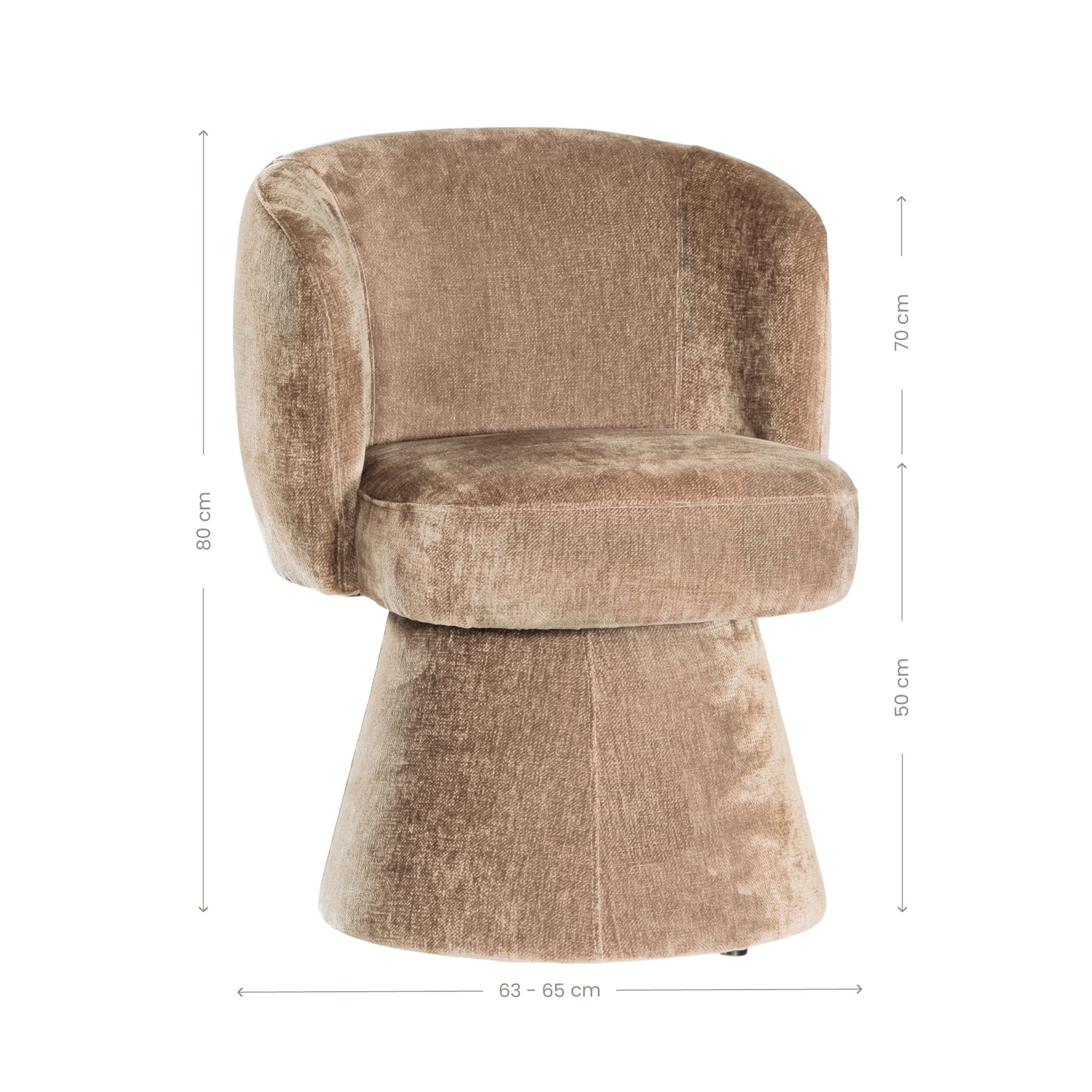 Malfi Swivel Chair | Dolce Uniqwa Collections