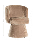 Malfi Swivel Chair | Dolce Uniqwa Collections