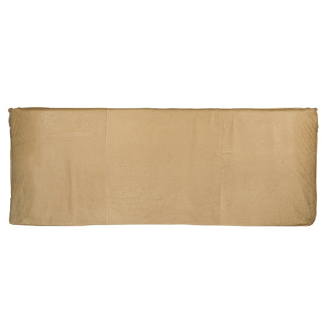 Mallorca Bed | Aniline Leather | Cashew Uniqwa Collections