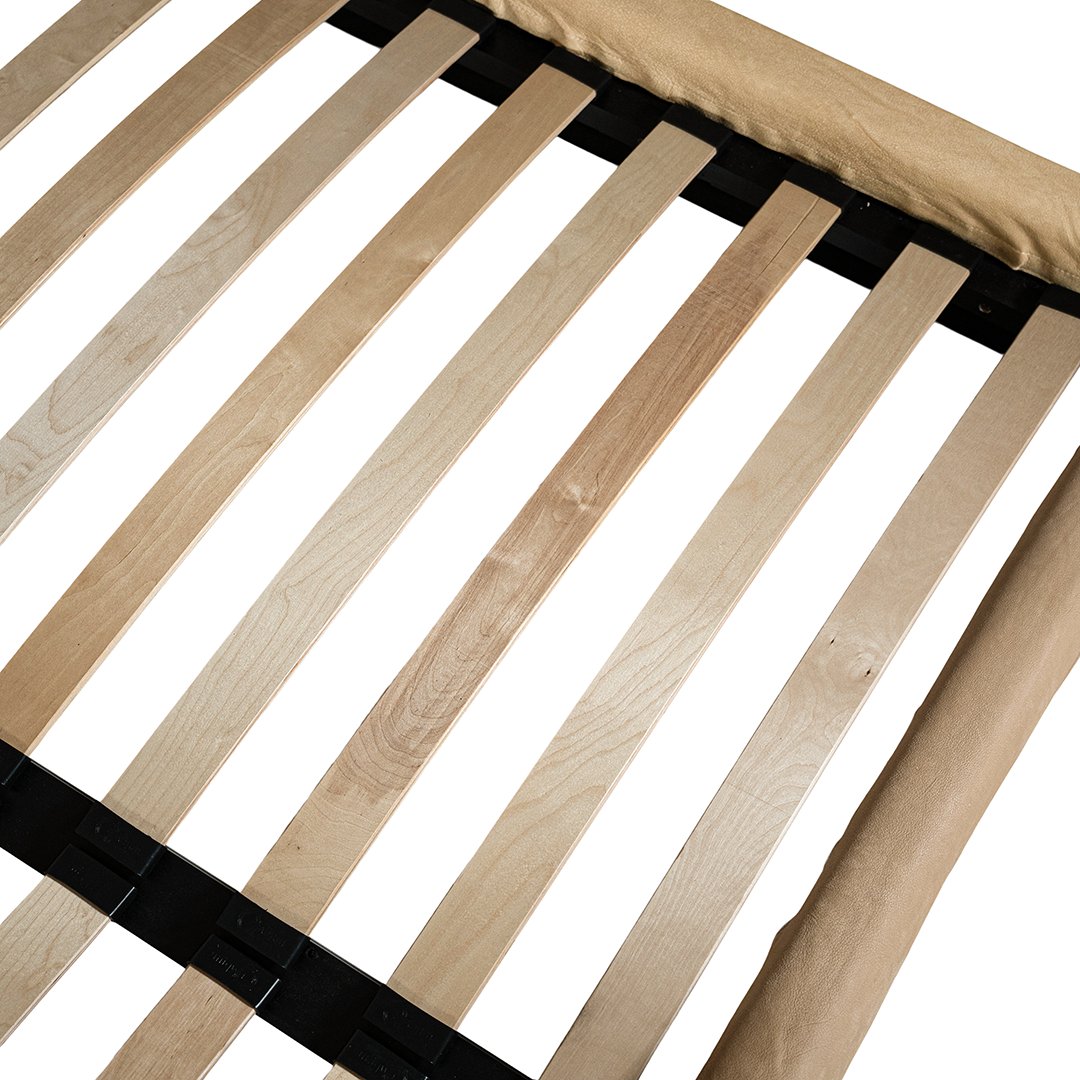 Mallorca Bed | Aniline Leather | Cashew Uniqwa Collections