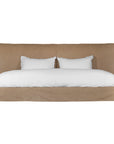 Mallorca Bed | Leather | Enoki Brown Uniqwa Collections