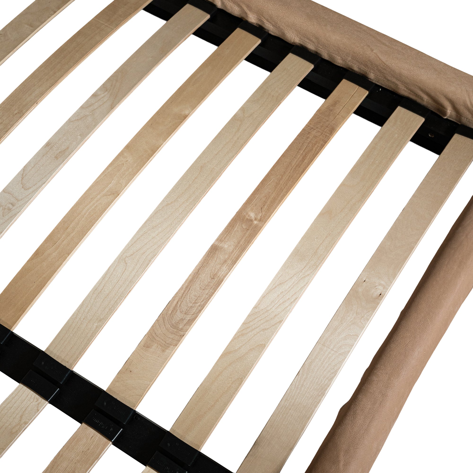 Mallorca Bed | Leather | Enoki Brown Uniqwa Collections
