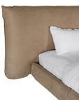 Mallorca Bed | Leather | Enoki Brown Uniqwa Collections