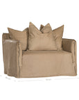 Mallorca One Seater Sofa | Cashew Uniqwa Collections