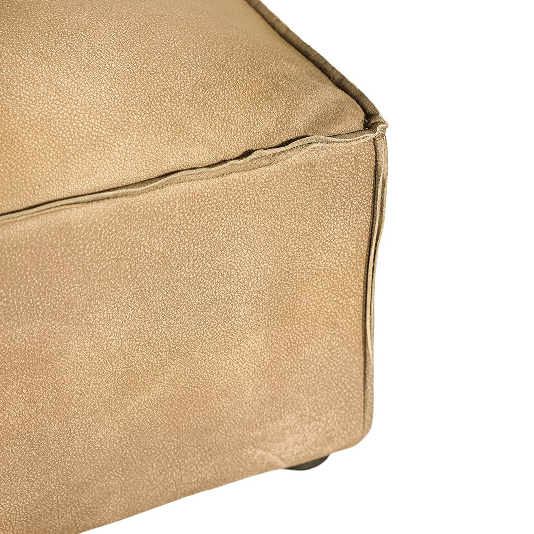 Manson Modular Sofa | Aniline Leather | Cashew Uniqwa Collections