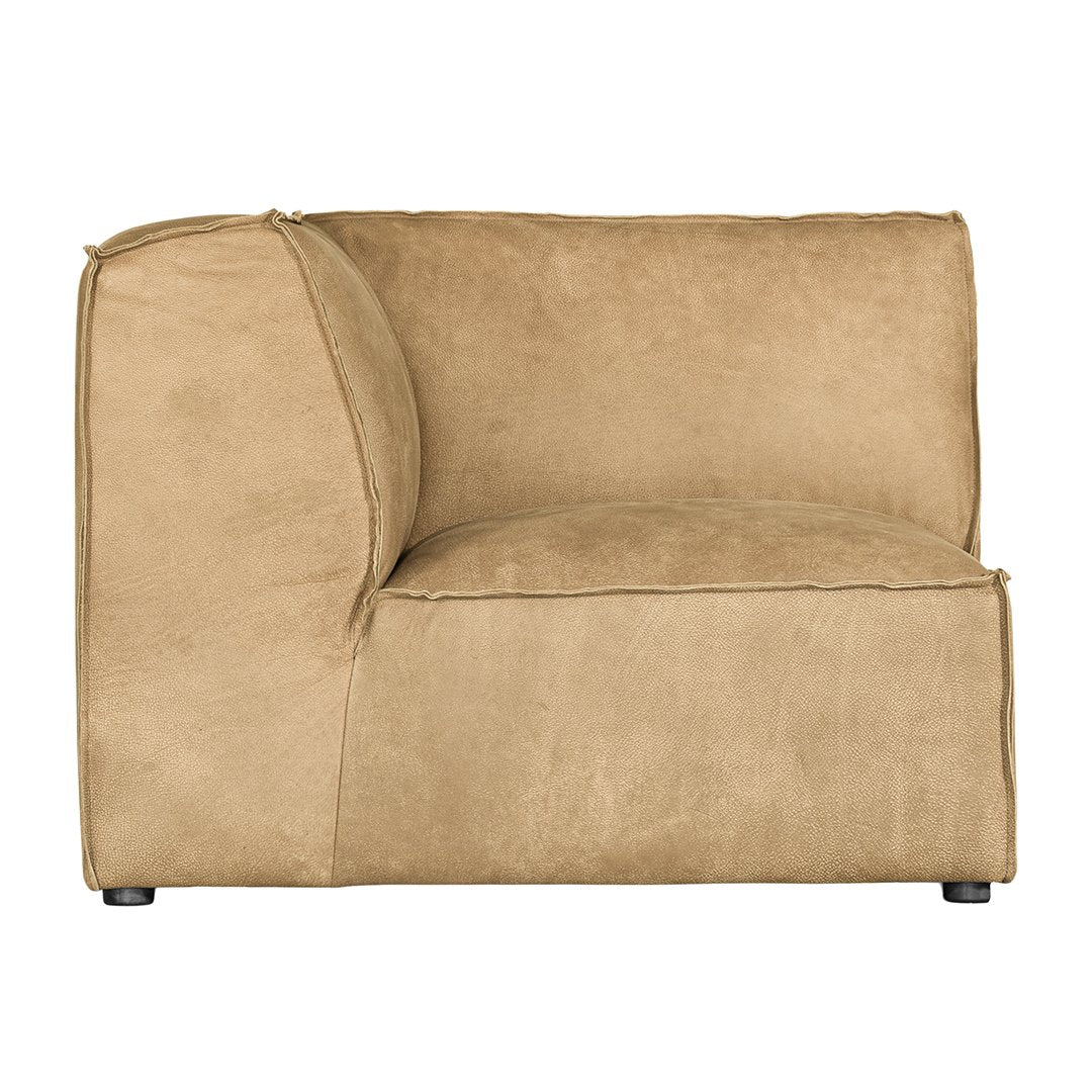 Manson Modular Sofa | Aniline Leather | Cashew Uniqwa Collections