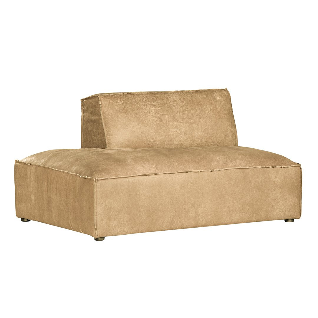 Manson Modular Sofa | Aniline Leather | Cashew Uniqwa Collections