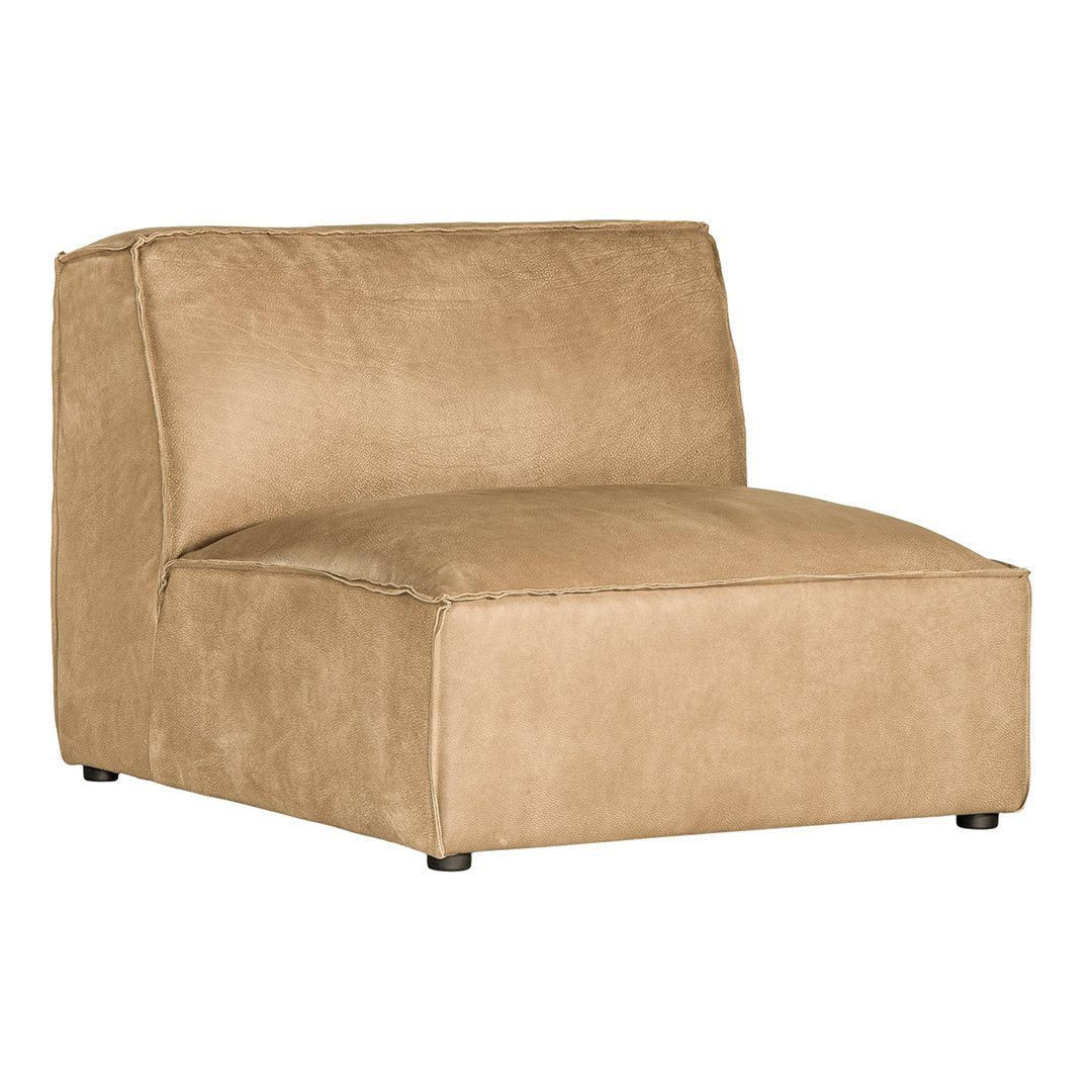 Manson Modular Sofa | Aniline Leather | Cashew Uniqwa Collections