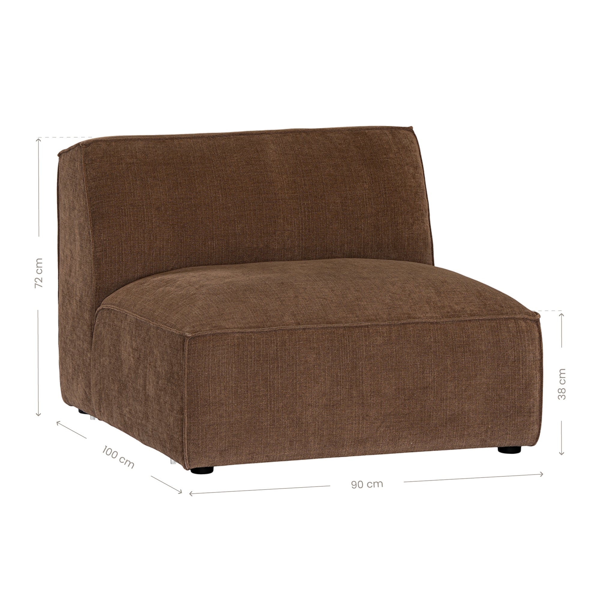 Manson Modular Sofa | Cocoa Uniqwa Collections