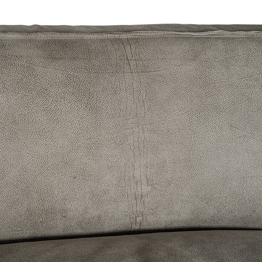 Manson Modular Sofa | Buffalo Leather | Earthy Grey Uniqwa Collections