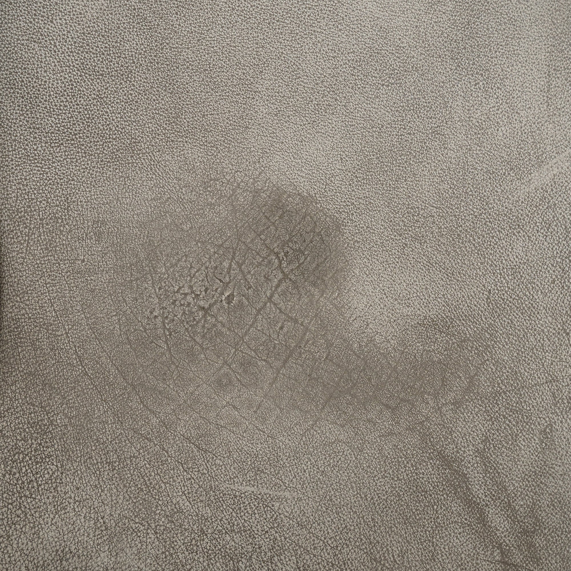Manson Buffalo Leather Sofa | Earthy Grey Uniqwa Collections