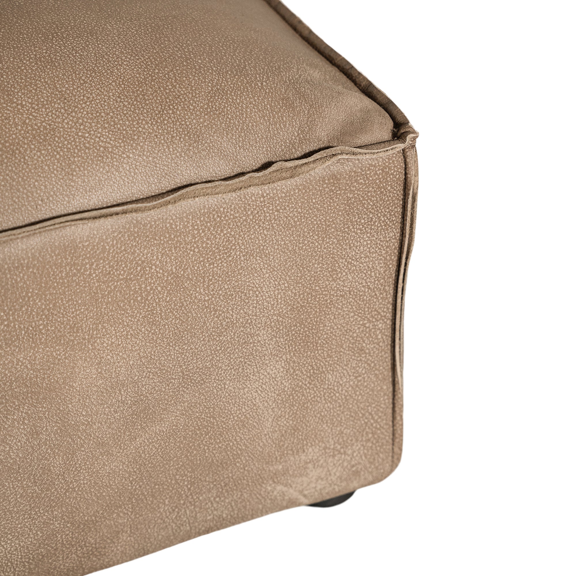 Manson Buffalo Leather Modular Sofa | Enoki Brown Uniqwa Collections
