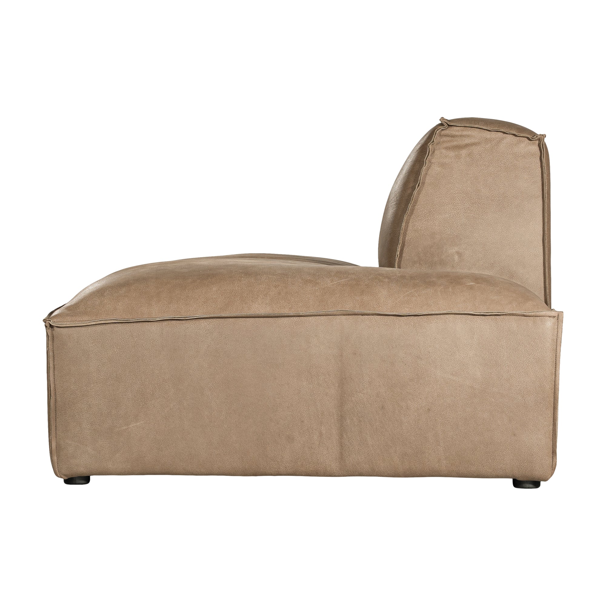 Manson Buffalo Leather Modular Sofa | Enoki Brown Uniqwa Collections