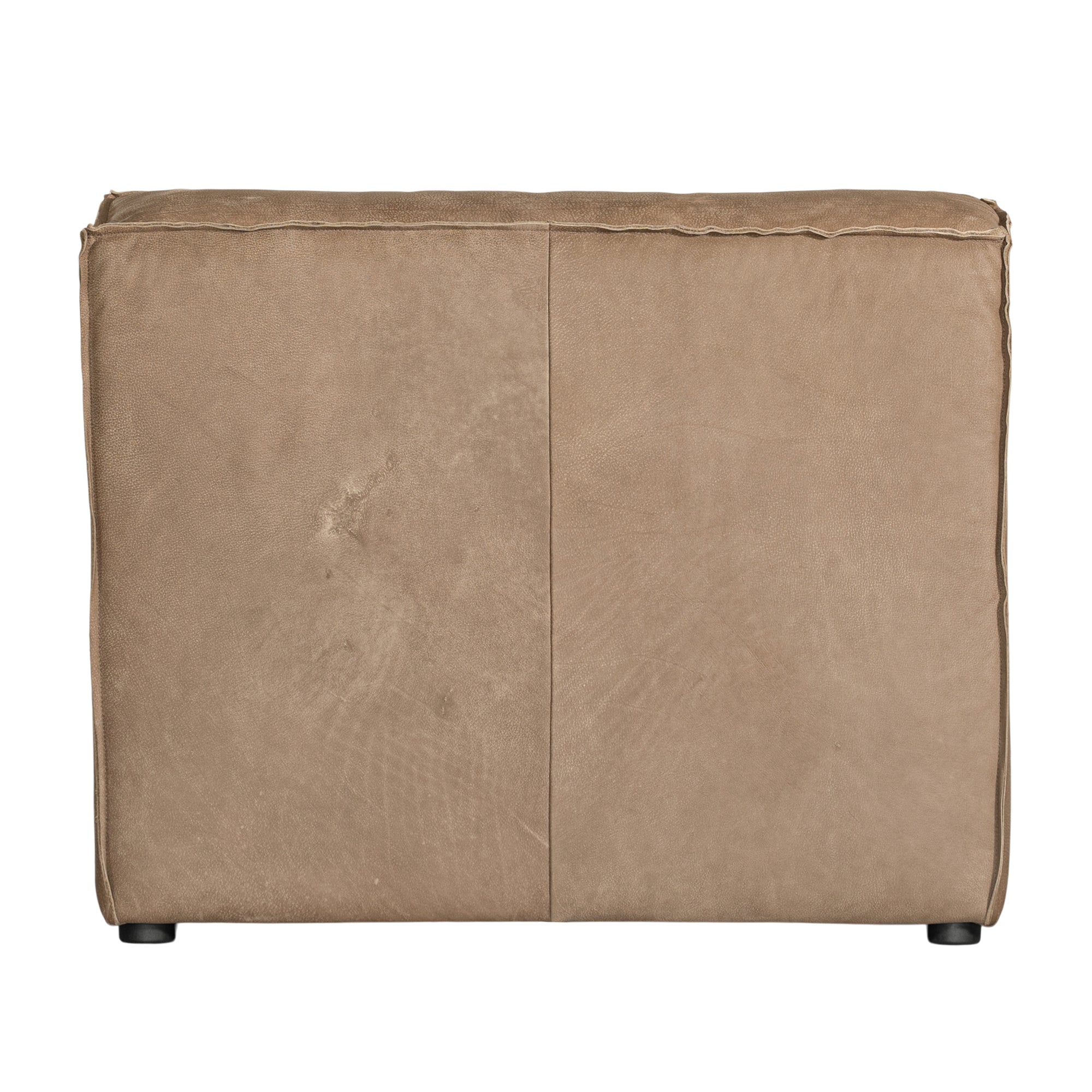 Manson Buffalo Leather Modular Sofa | Enoki Brown Uniqwa Collections