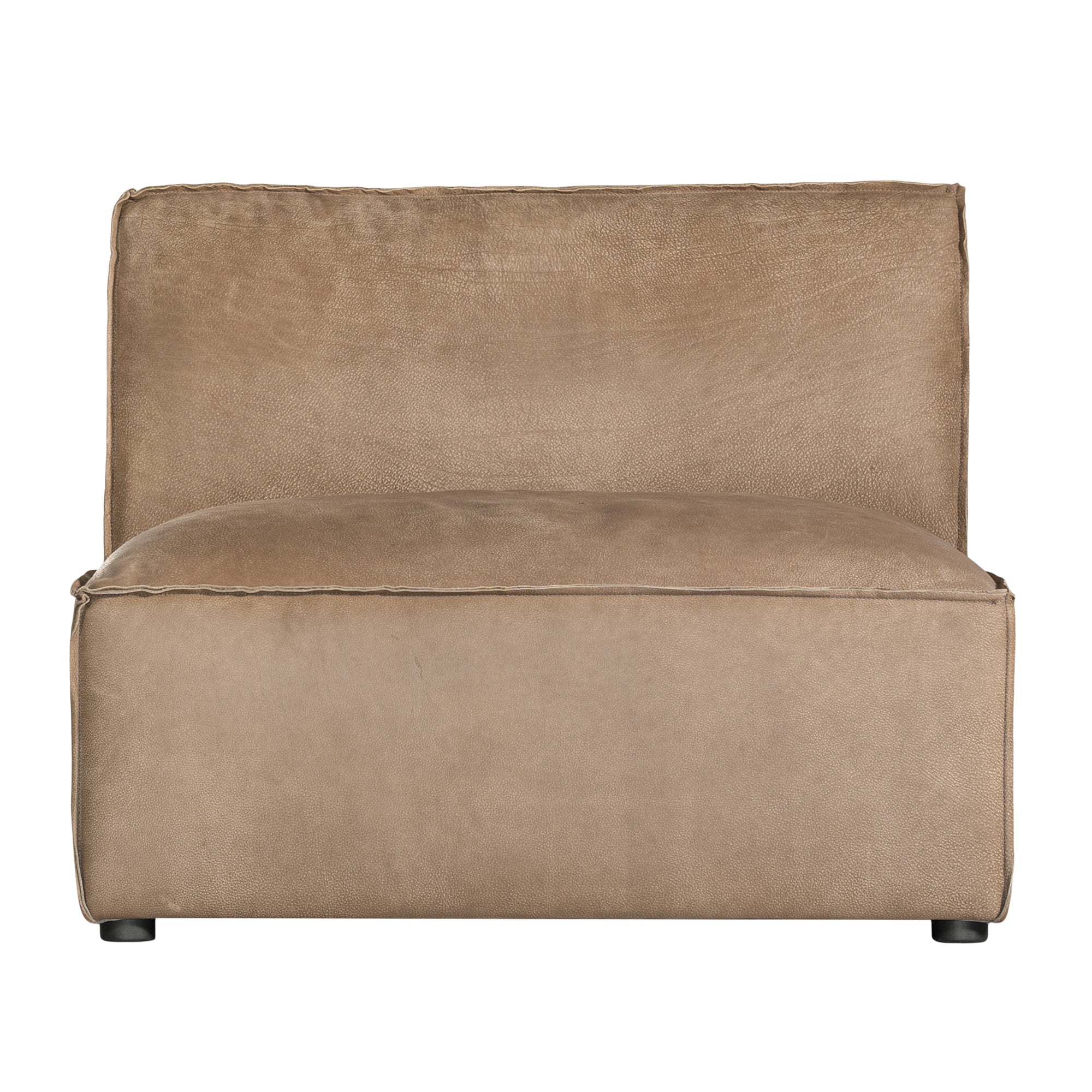 Manson Buffalo Leather Modular Sofa | Enoki Brown Uniqwa Collections