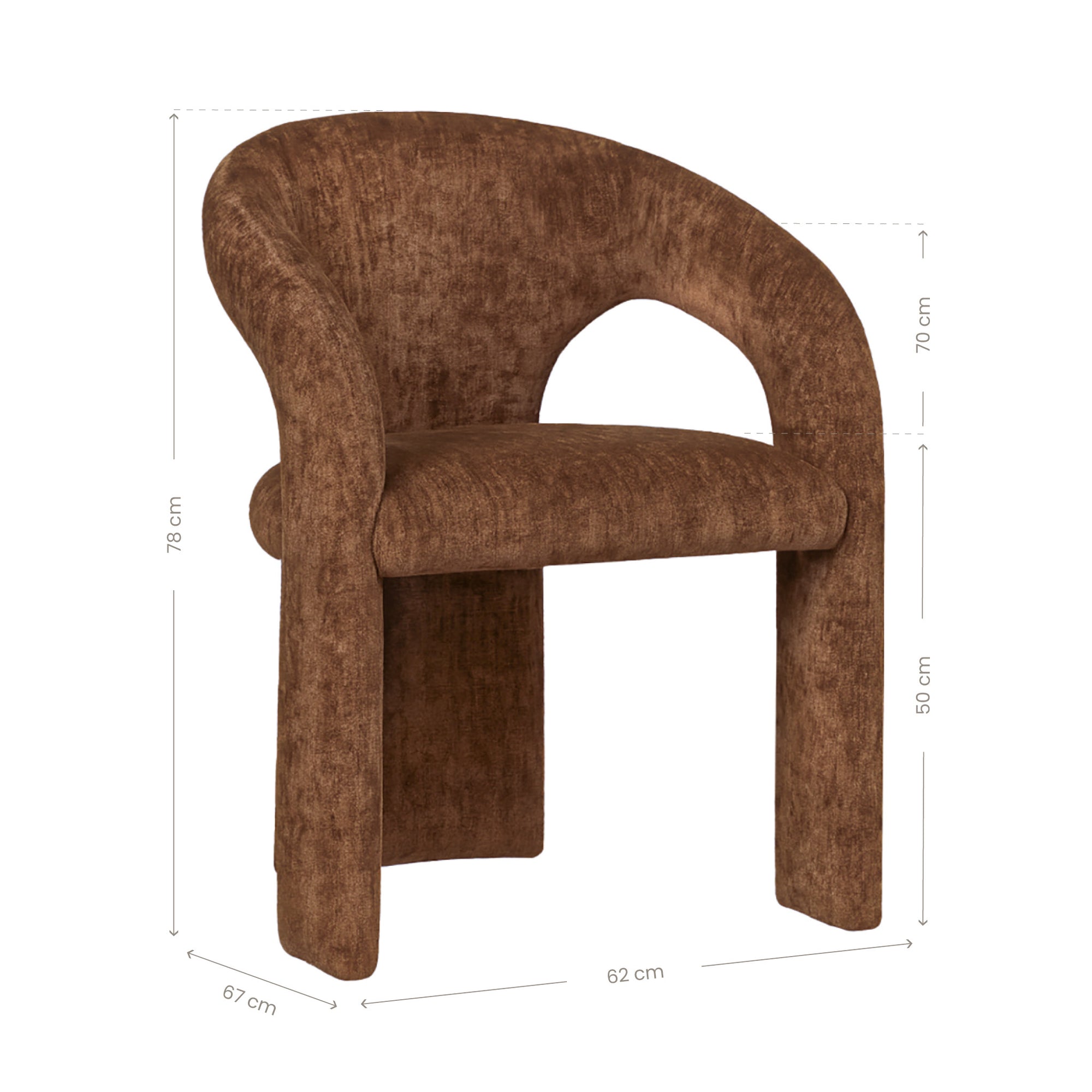 Mari Dining Chair | Bronze Uniqwa Collections
