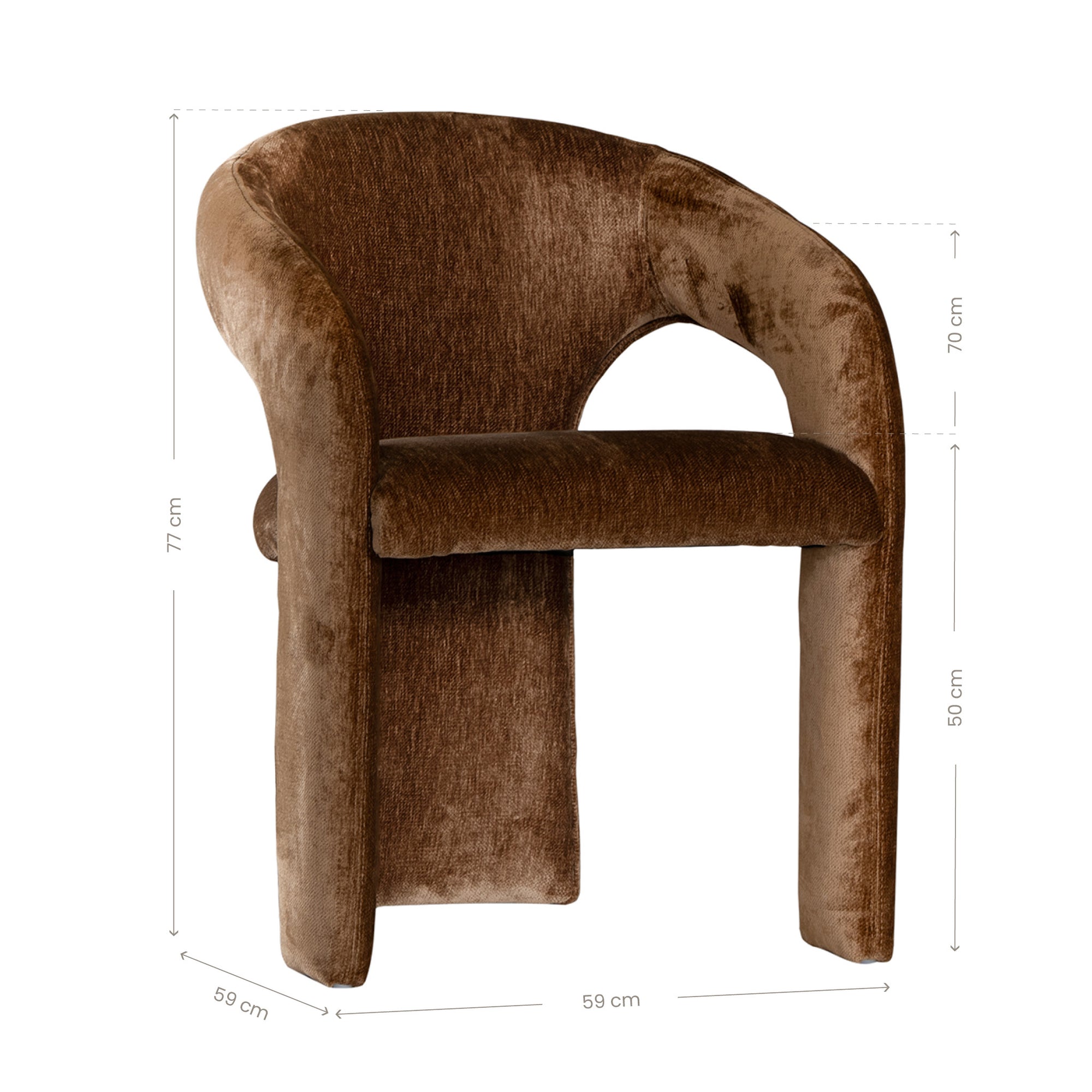 Mari Dining Chair | Bronze Uniqwa Collections