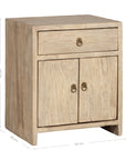 Marina Elm Bedside | Drift Uniqwa Collections