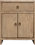 Marina Elm Bedside | Natural Uniqwa Collections