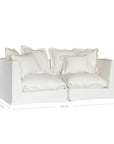Matanza Nook Sofa | Warm White Uniqwa Collections