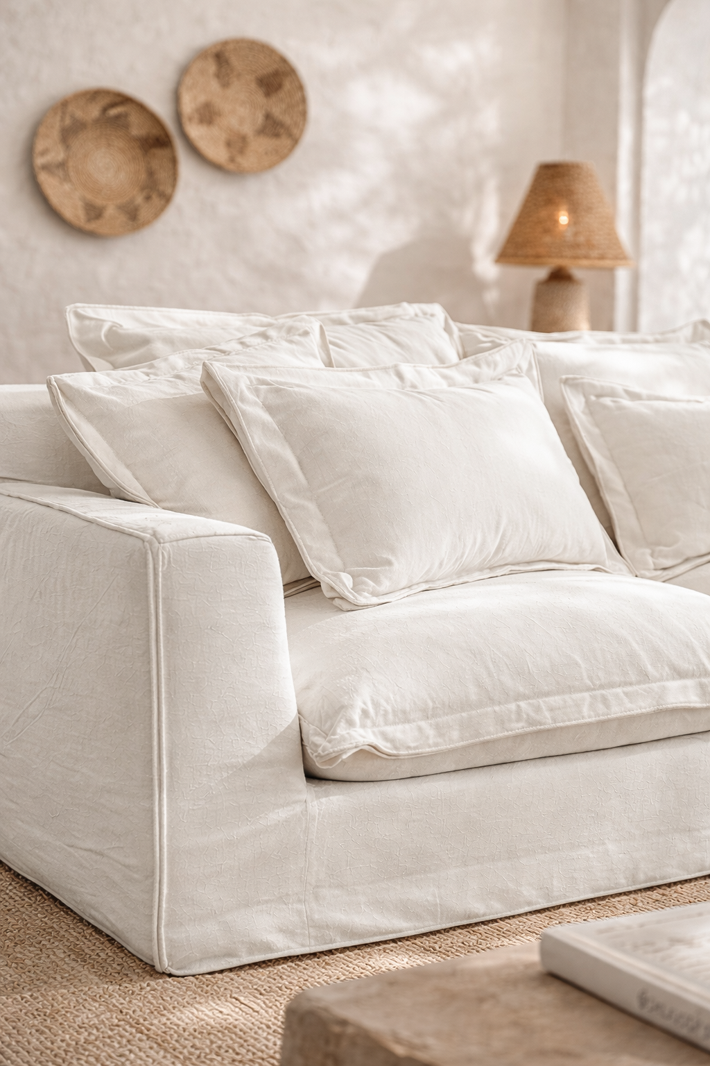 Matanza Two Seater Sofa | Warm White Uniqwa Collections