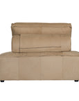 Maui Modular Sofa Aniline Leather Cashew Uniqwa Collections