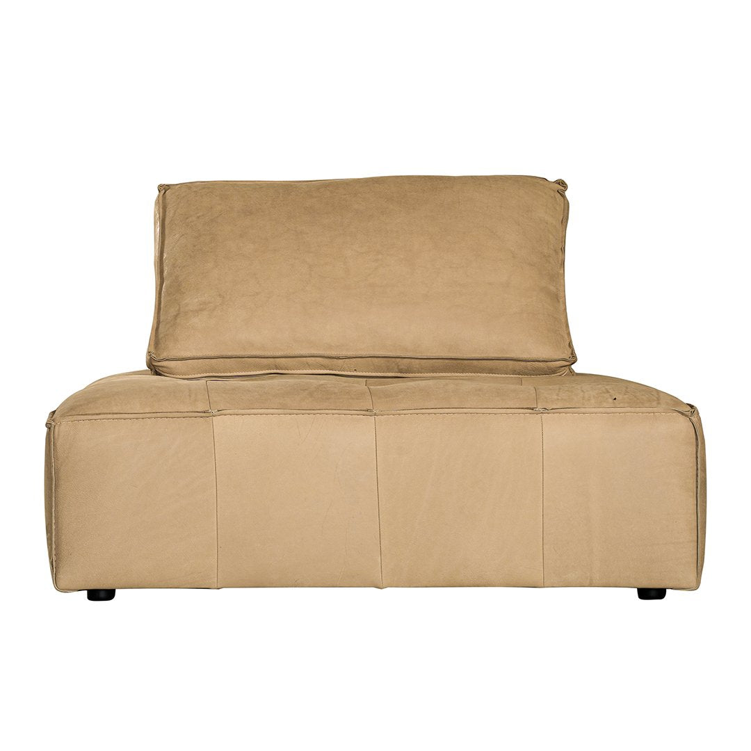 Maui Sofa | Aniline Leather | Cashew Uniqwa Collections